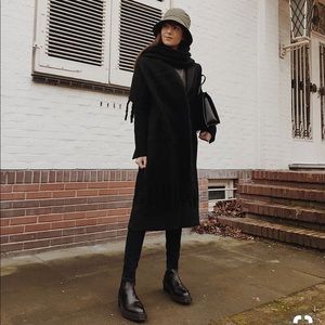 Stylish genuine leather bucket hat